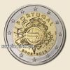 Portugália emlék 2 euro '' 10 éves az euro '' 2012 UNC !